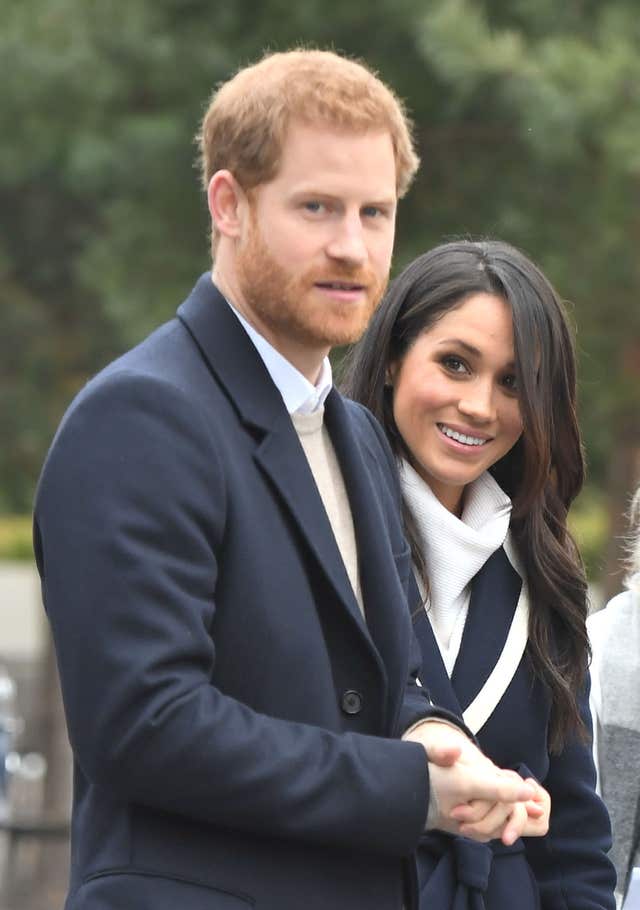 Harry and Megan will wed on May 19 (Victoria Jones/PA)
