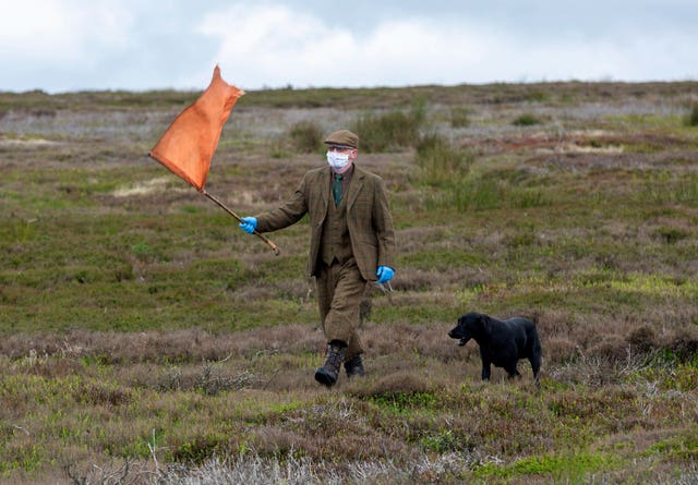 Social distanced grouse season preparation