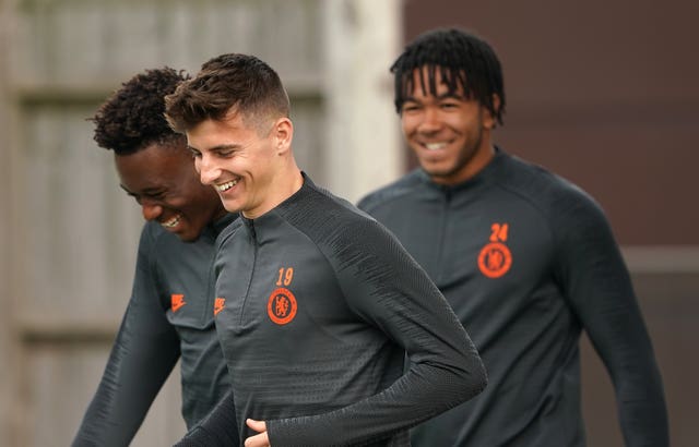 Mason Mount has played alongside Callum Hudson-Odoi (left) and Reece James (right) for club and country.