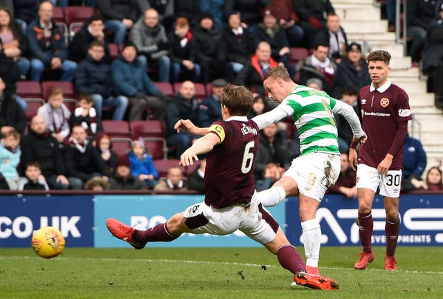 Christophe Berra has been a vital part of a stingy Hearts defence (Ian Rutherford/PA)