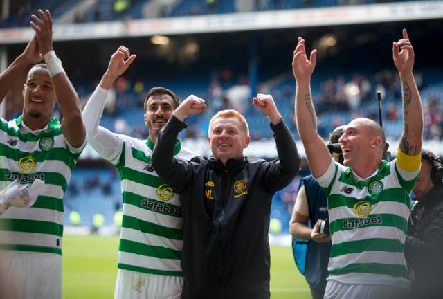 Neil Lennon's Celtic secured a 2-0 Old Firm derby win over Rangers at Ibrox
