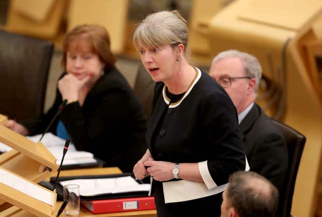 Scottish Health Secretary Shona Robison says a 50p MUP will 'save thousands of lives' (Jane Barlow/PA)