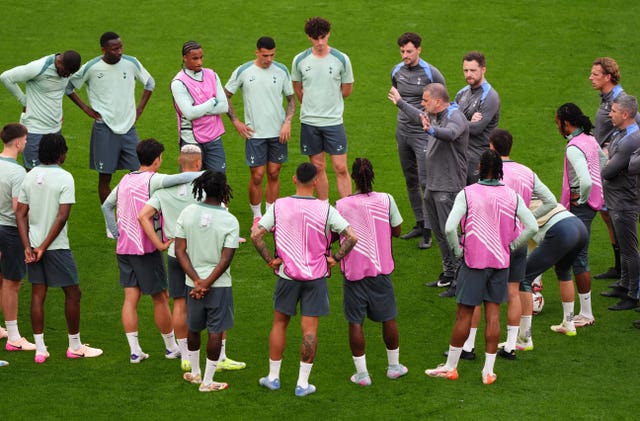 Under-fire Ange Postecoglou is looking to inspire Spurs to victory