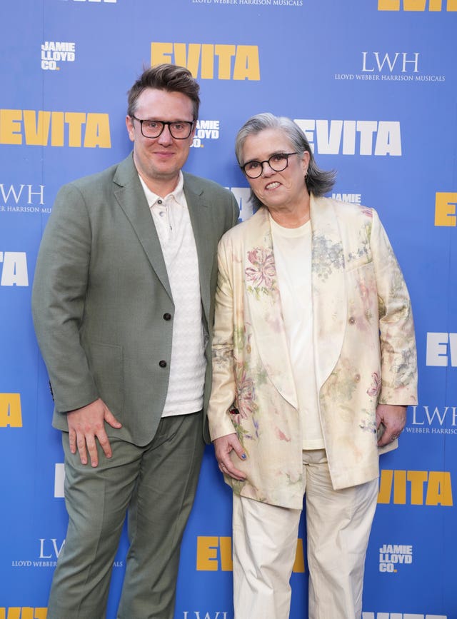 Evita opening night – London