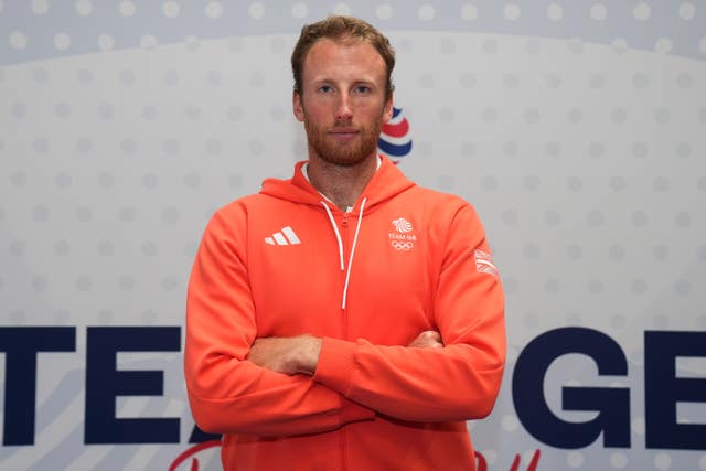 James Robson during a Team GB kitting out session for Paris 2024 at Birmingham National Exhibition Centre