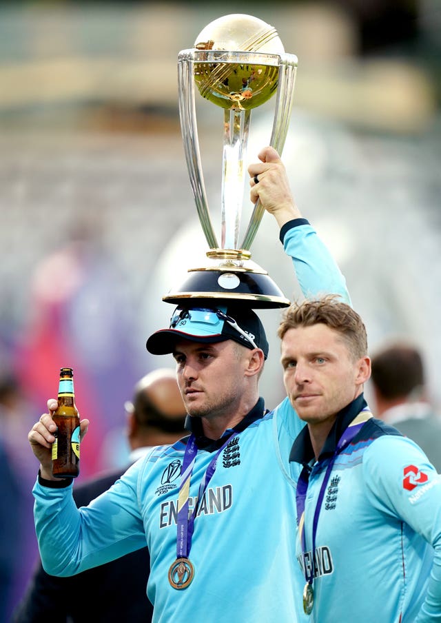 England cricketers Jason Roy (left) and Jos Buttler are currently in quarantine