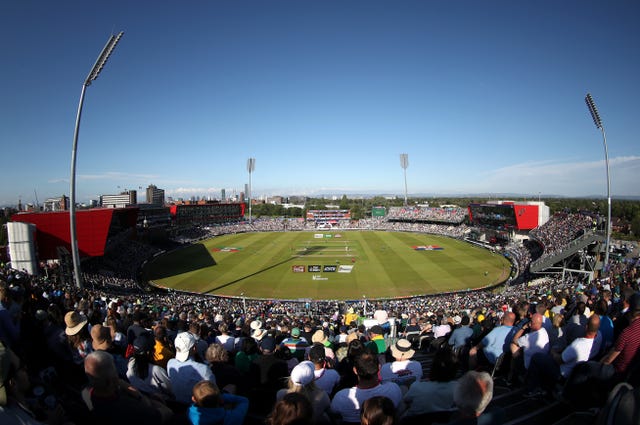 The temporary stand bolsters Old Trafford's capacity