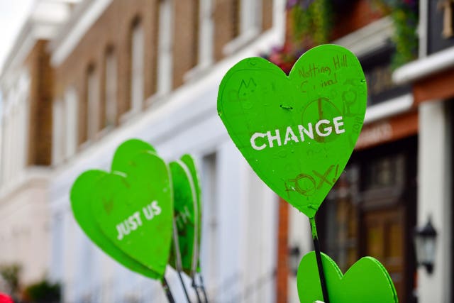 Grenfell Tower protest