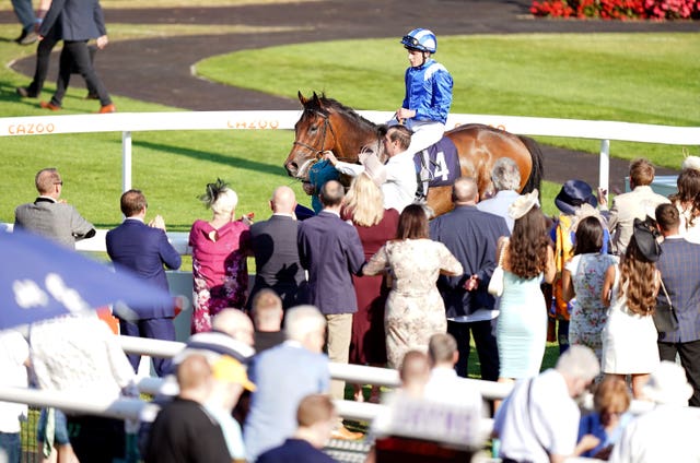 Anmaat pictured before his Doncaster run