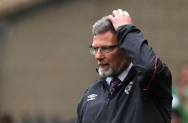 Craig Levein is already under pressure from the Hearts fans