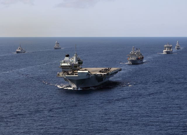UK Carrier Strike Group 2021