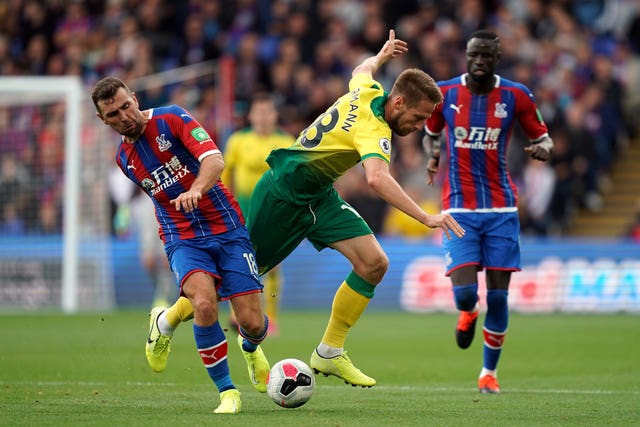 Norwich lost 2-0 to Crystal Palace