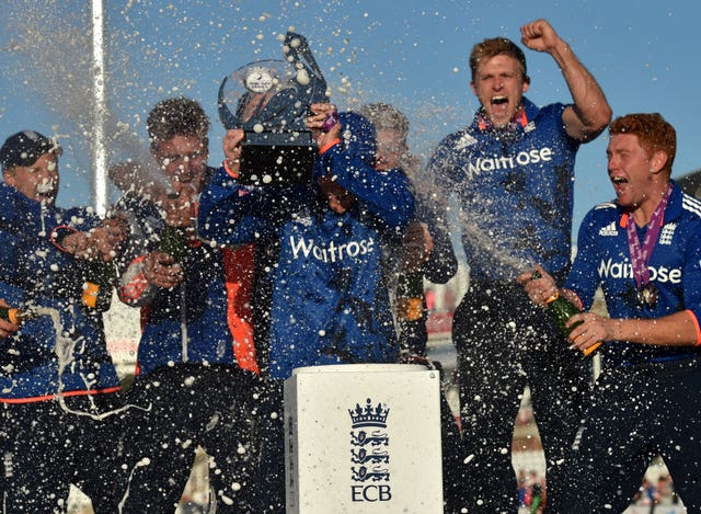 England won the bilateral series against New Zealand in 2015 (Owen Humphreys/PA)