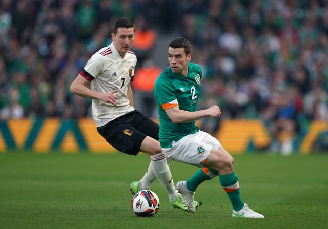 Seamus Coleman, right, has left the camp