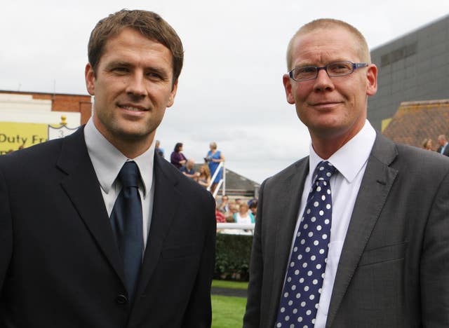 Michael Owen and Tom Dascombe