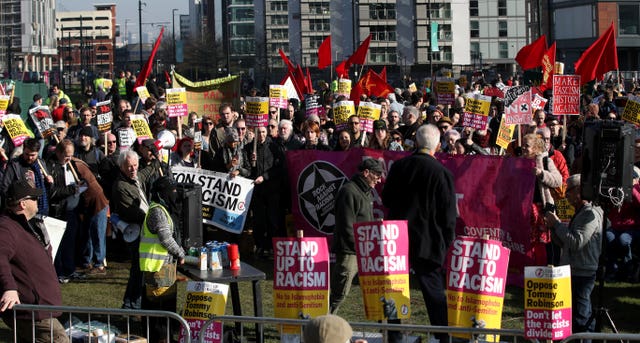 Anti-fascist protest