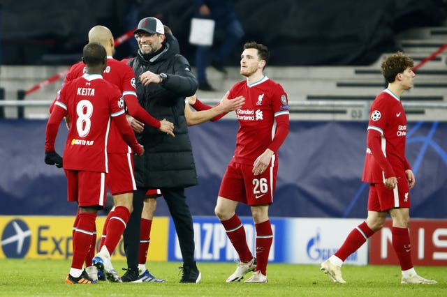 Liverpool v RB Leipzig – UEFA Champions League – Round of Sixteen – Second Leg – Puskas Arena