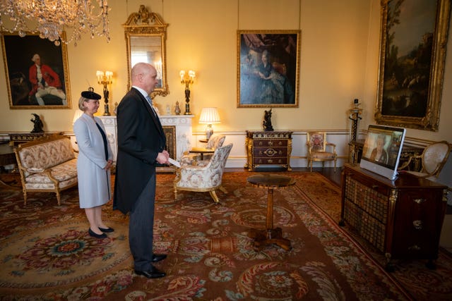 Audiences at Buckingham Palace