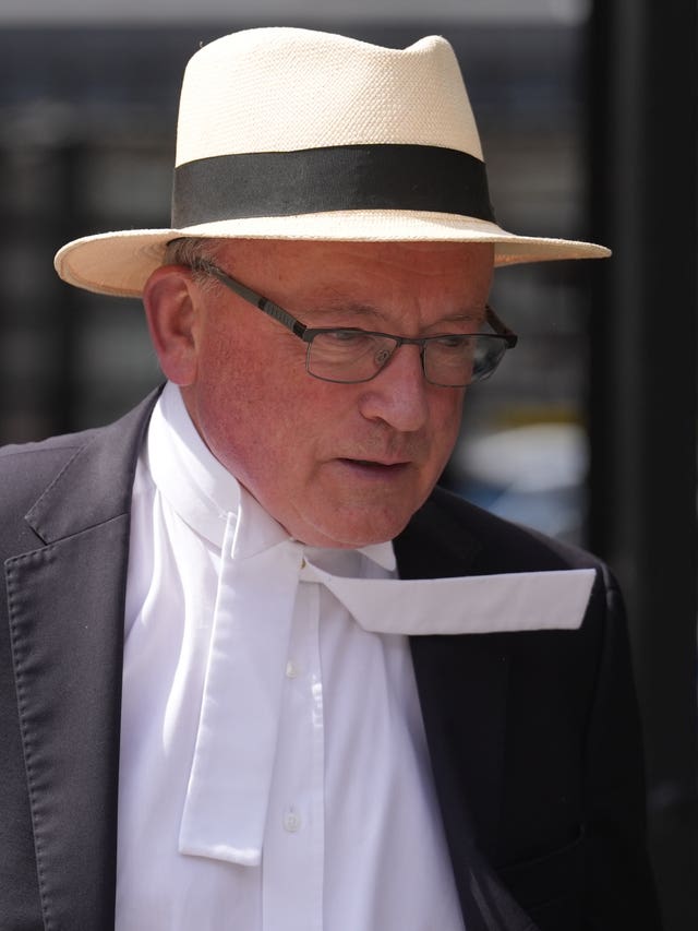 Judge Alexander Owens outside the High Court in Dublin
