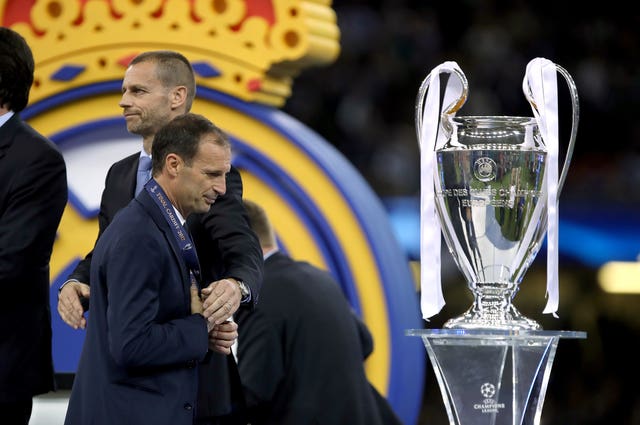 Allegri's Juventus were beaten by Zidane's Madrid in the 2017 Champions League final