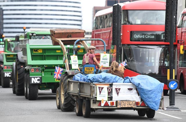 Save British Farming protest