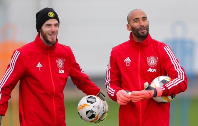 Lee Grant was third-choice goakeeper at Manchester United