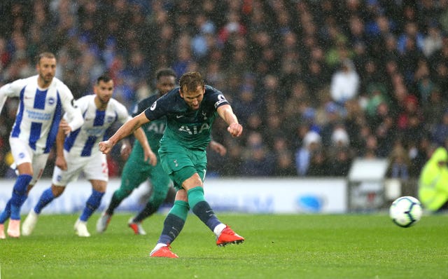 Harry Kane scored from the spot