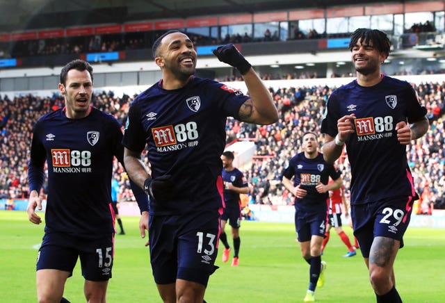 Bournemouth's Callum Wilson opened the scoring at Bramall Lane
