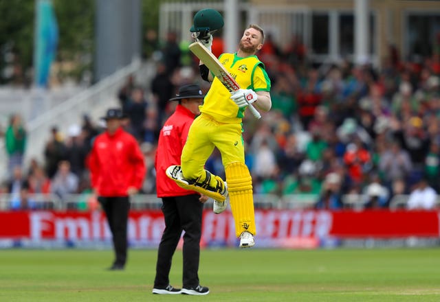 Warner, though, enjoyed one of the more joyous moments of the tournament thanks to his 166 against Bangladesh - the best innings of the World Cup