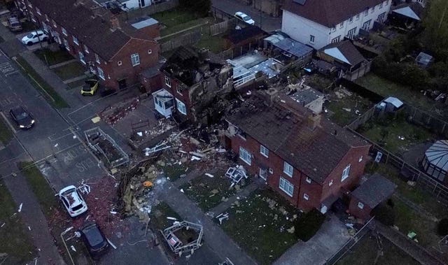 The scene of a house fire in Mill View in Willesborough Gareth Fuller/PA)