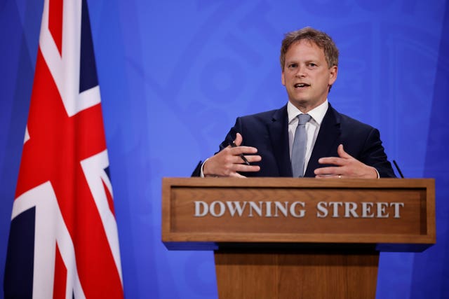 Transport Secretary Grant Shapps