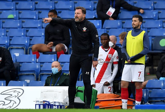 Southampton manager Ralph Hasenhuttl was not impressed with the changing room situation at Stamford Bridge