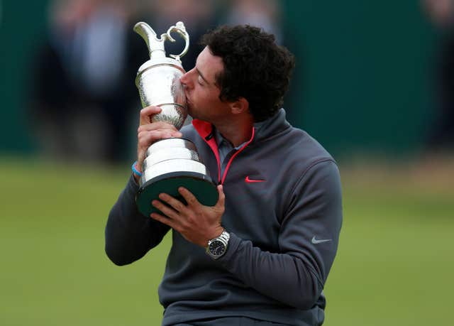 McIlroy has won four major titles in his career including the Open in 2014