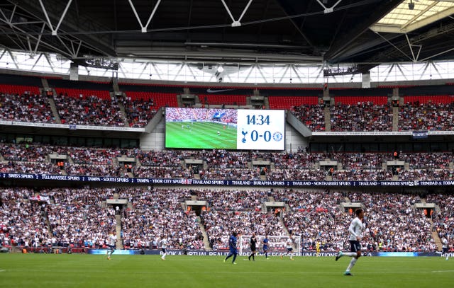 Tottenham's temporary move to Wembley boosted their finances