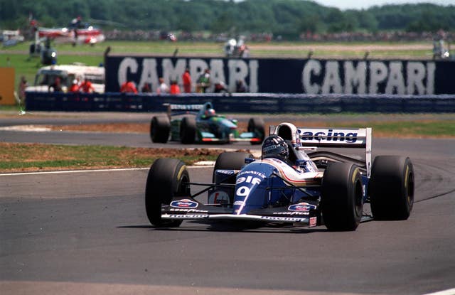 Hill won the 1994 British Grand Prix ahead of second-placed Michael Schumacher - who was subsequently disqualified (David Jones/PA Archive).