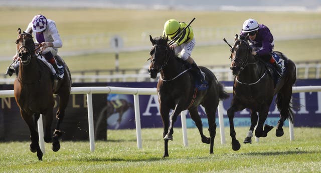 Boundless Ocean (left) was narrowly denied on the first day of the season but went one better