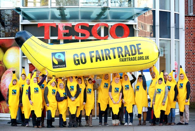 Fairtrade campaigners visit Tesco