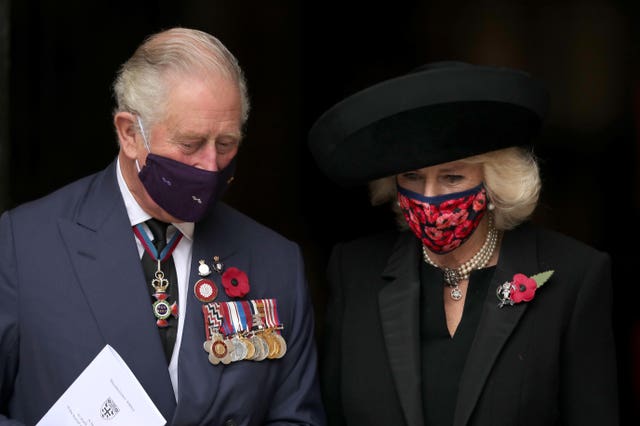 The Prince of Wales and the Duchess of Cornwall