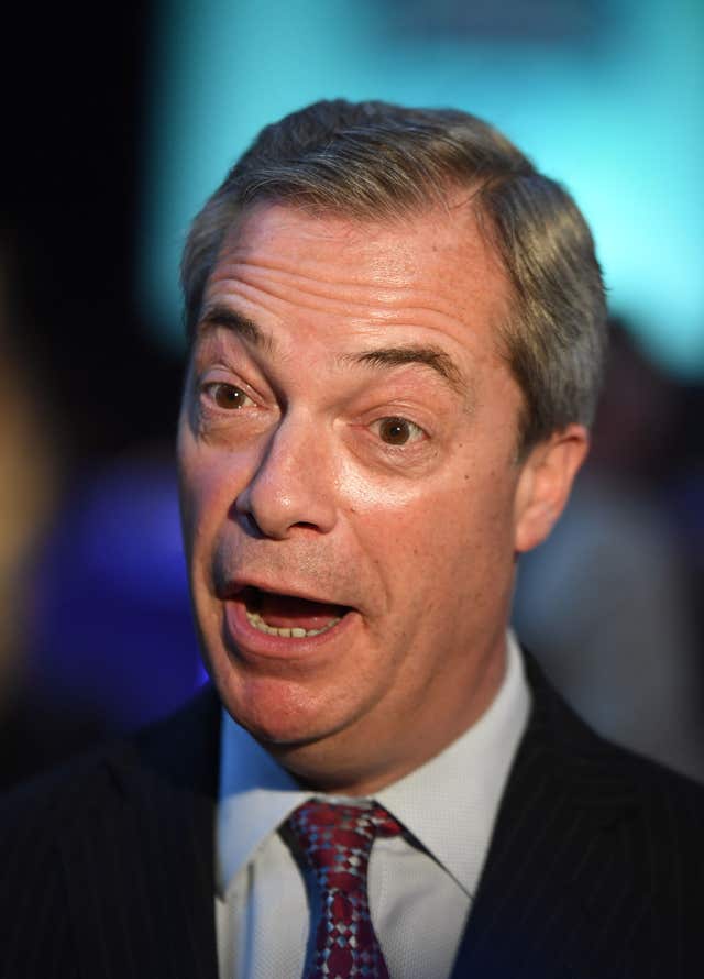 Former Ukip leader Nigel Farage is revered by party members (Victoria Jones/PA)