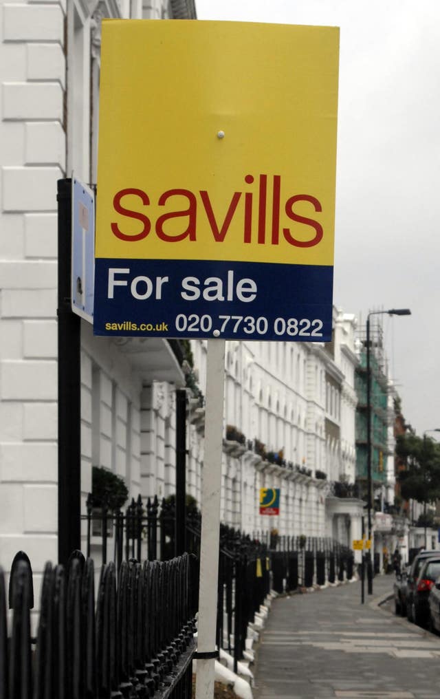 Savills For Sale sign
