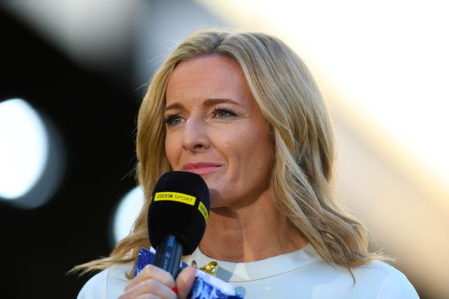 Lord Coe criticised BBC presenter Gabby Logan