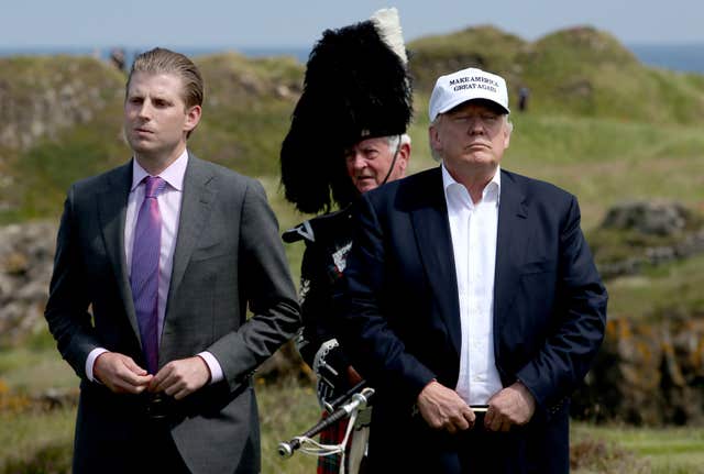 Donald Trump and Eric Trump