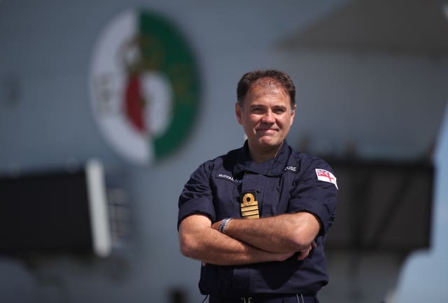 Commodore Steve Moorhouse, Commanding officer and Captain of HMS Queen Elizabeth