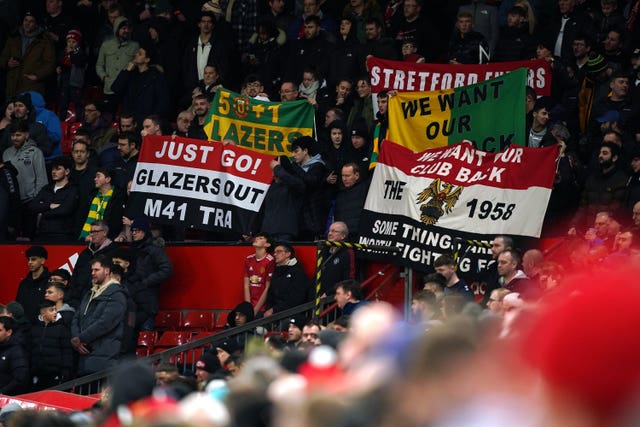 Manchester United fans have protested frequently against the Glazers' ownership