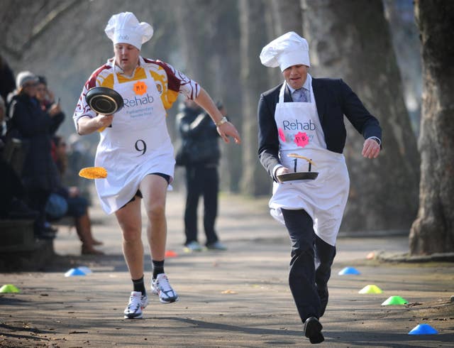 Annual Rehab UK Parliamentary Pancake Race