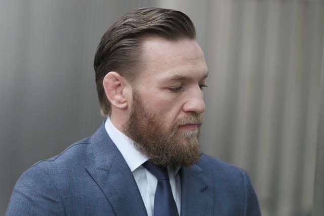 McGregor arrives at Dublin District Court