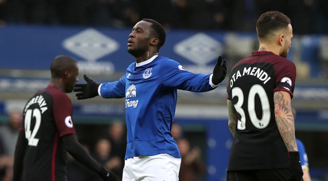 Romelu Lukaku opened the scoring for Everton (Peter Byrne/PA)