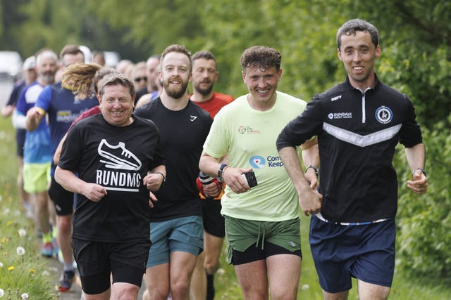 Jordan and Cian Adams charity marathons