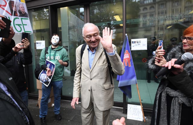 Former Mayor of London Ken Livingstone