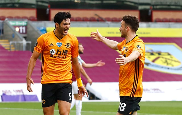 Jimenez (left) netted 27 times in all competitions last season (Jason Cairnduff/NMC Pool/ PA).
